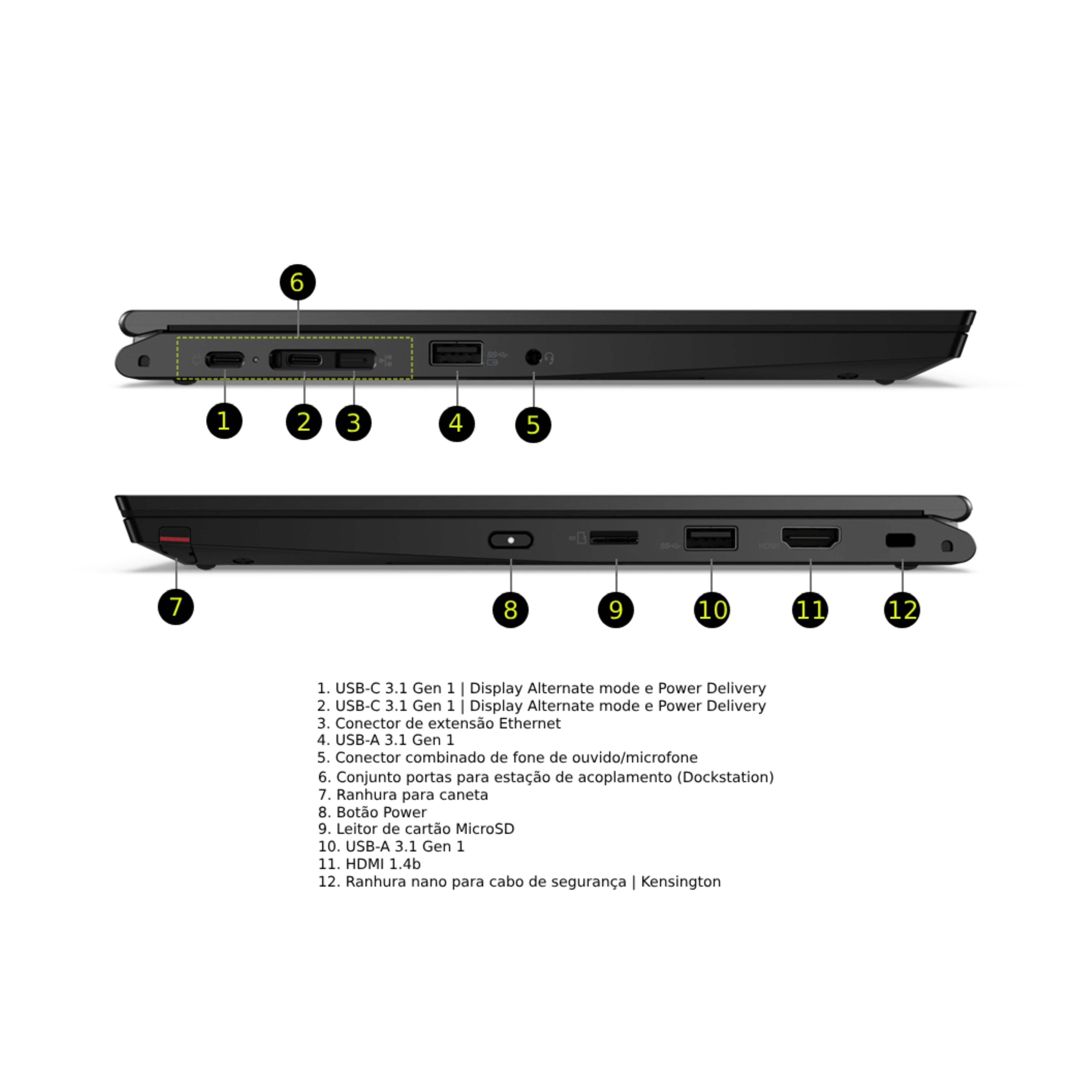 Lenovo ThinkPad L13 Yoga 2 en 1 i5 (10310U) 16GB RAM 256GB SSD 13.3" Touch Windows 11 Pro