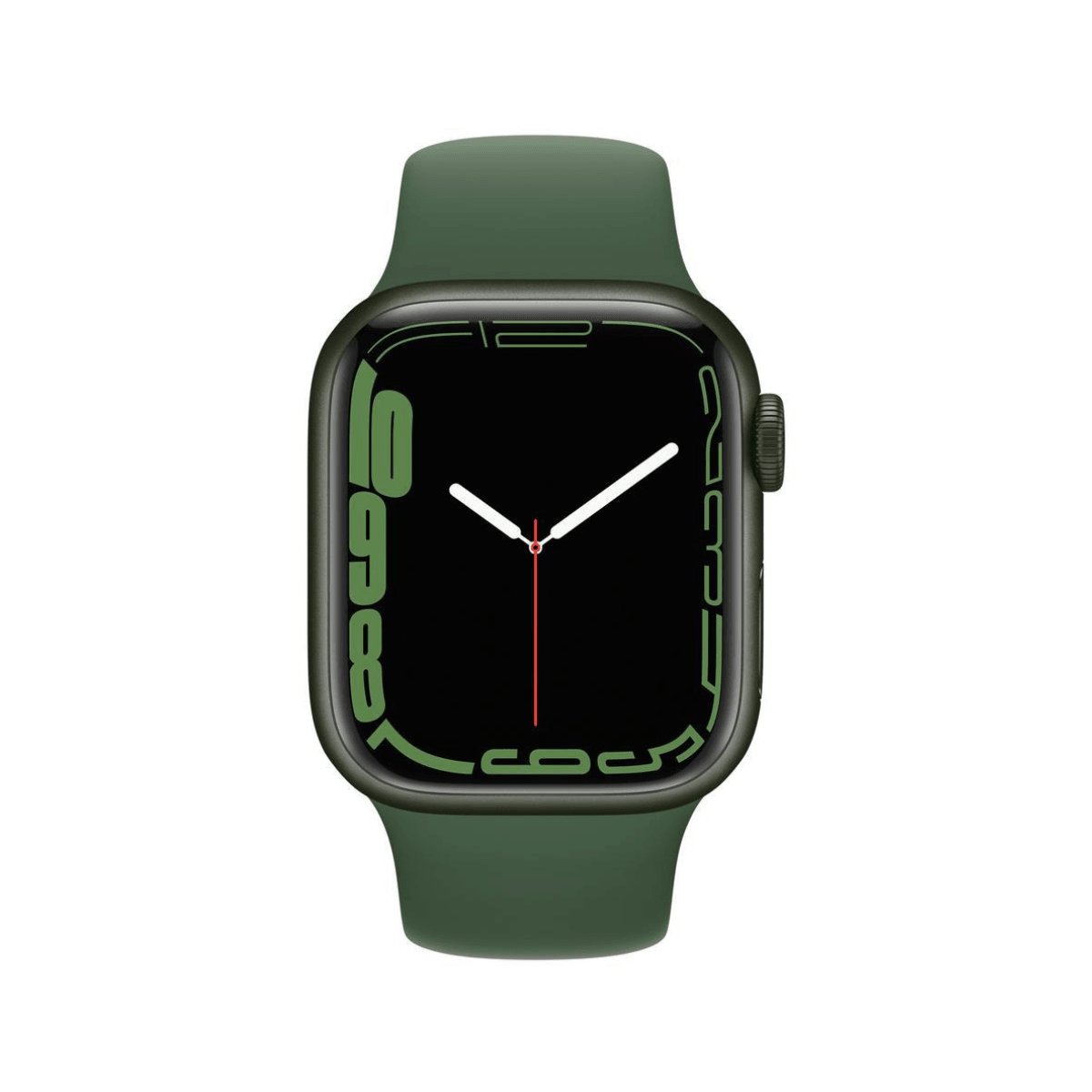 Apple Watch (Series 7) 2021 GPS + Cellulaire 45 - Aluminium Vert - Bracelet sport Vert