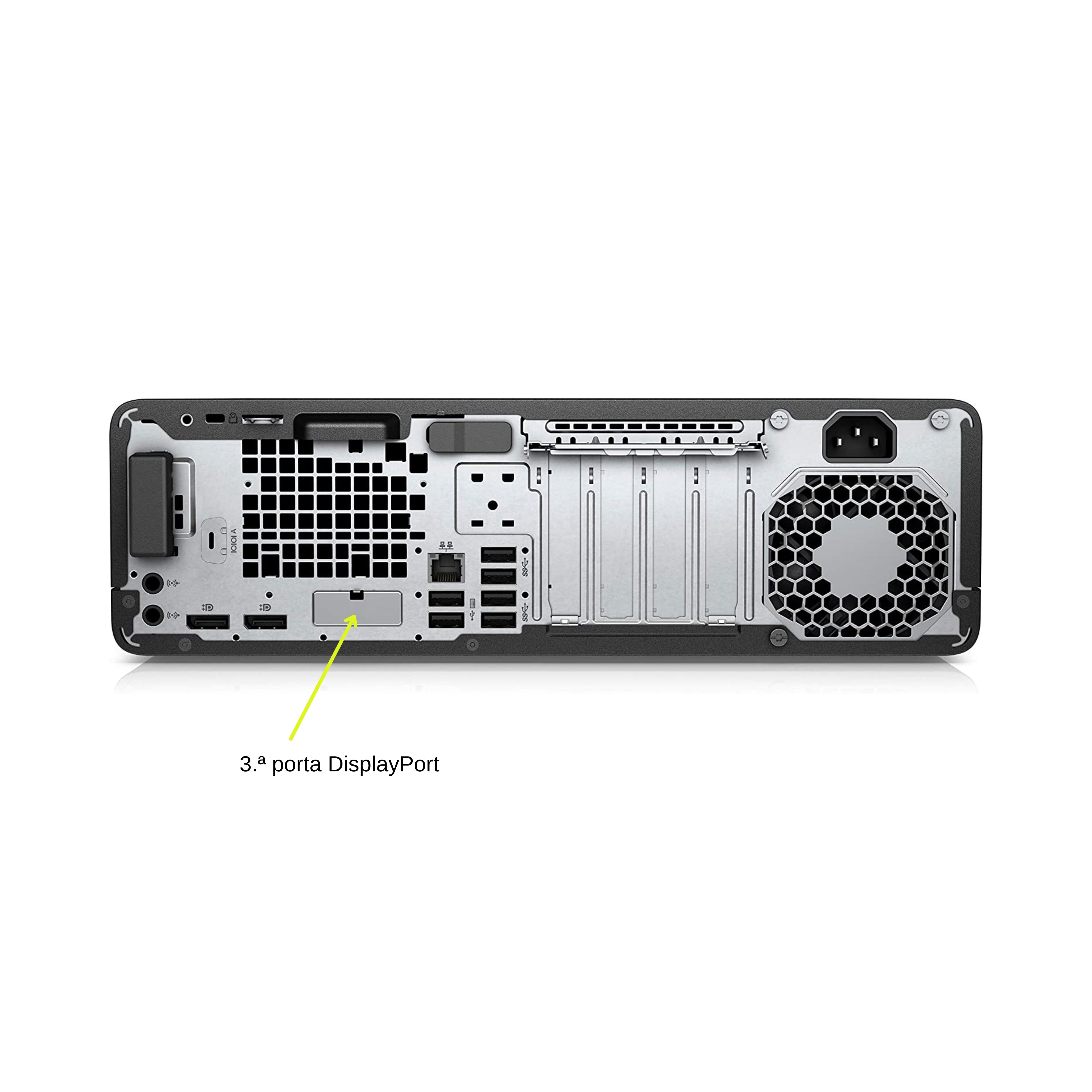 HP EliteDesk 800 G4 SFF i5 (8500) 8GB RAM 256GB SSD | 3e port DisplayPort | Wi-Fi Windows 11 Pro