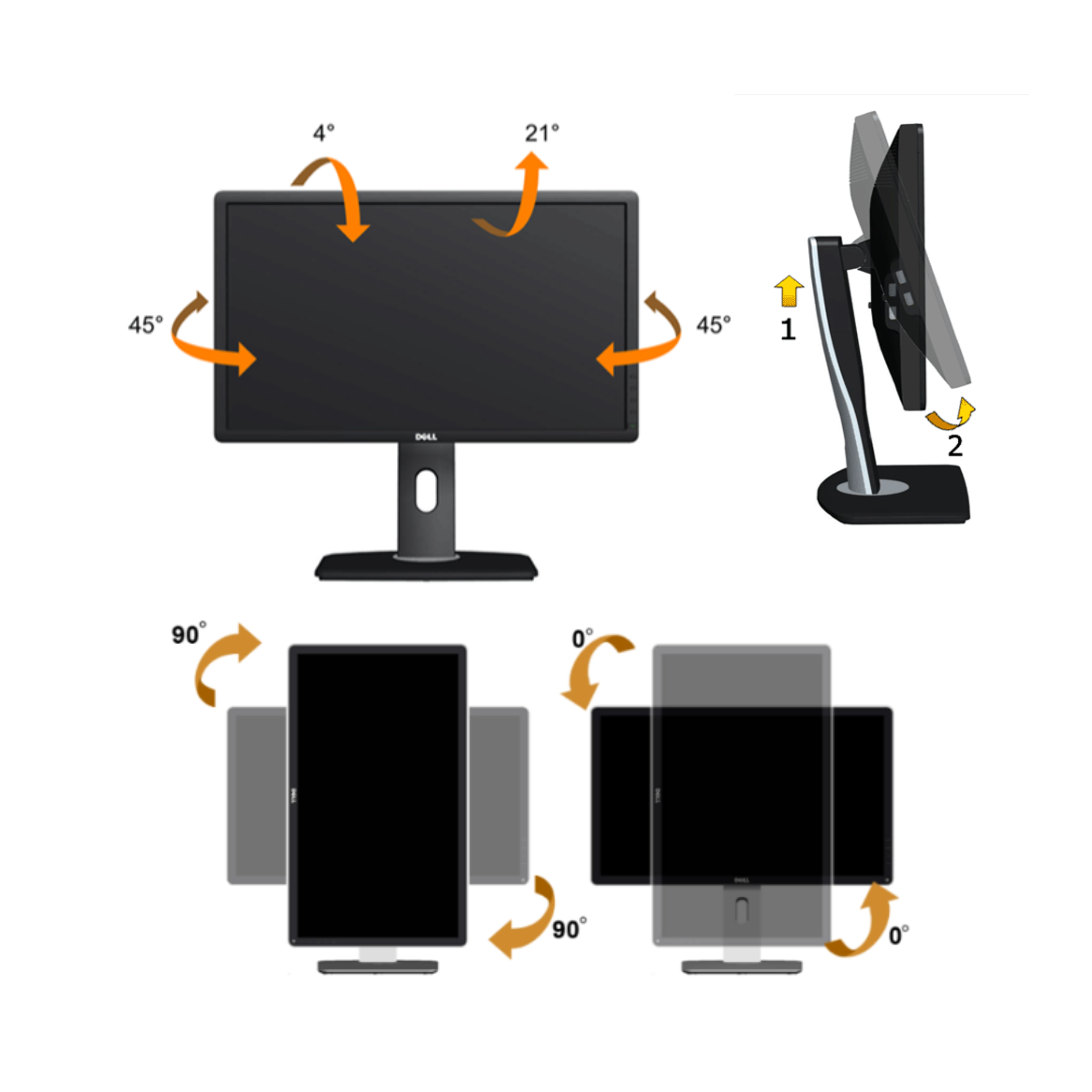 Dell Monitor 21.5" Full HD | VGA | DVI