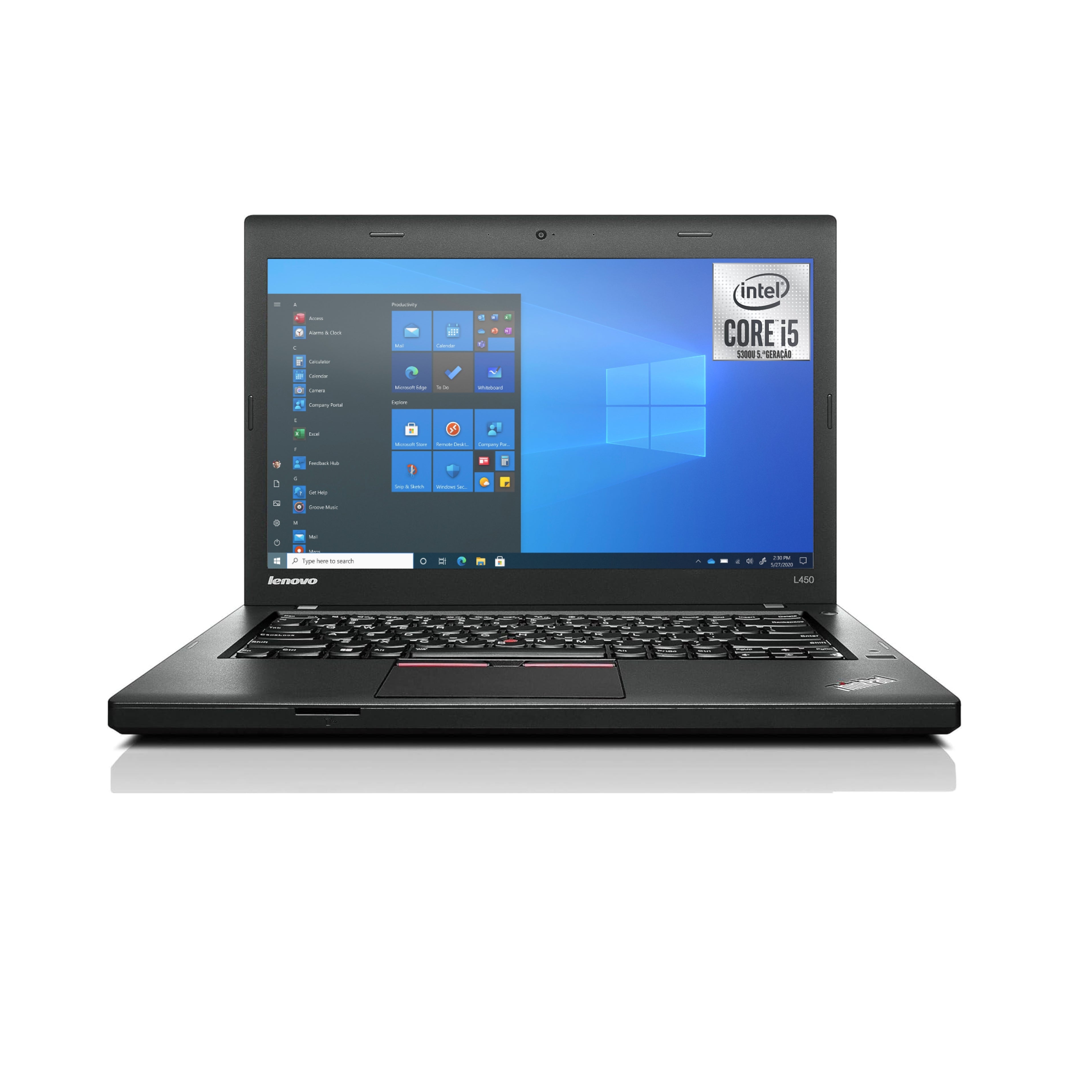 Lenovo ThinkPad L450 i5 (5300U) 8GB RAM 256GB SSD 14" HD Windows 10 Pro