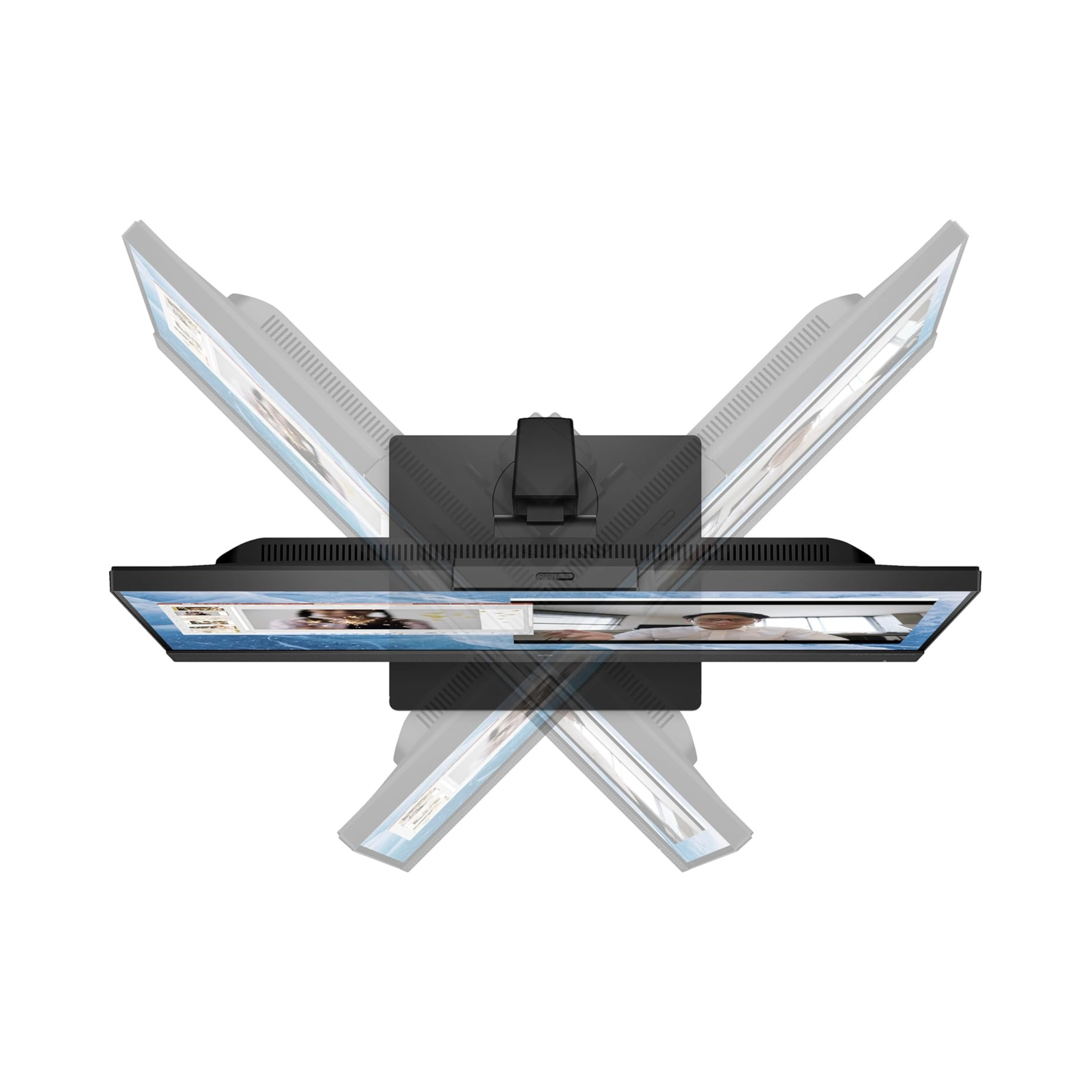 Moniteur HP M24m Full HD 23,8" avec Webcam & Haut-parleurs | USB-C | HDMI | DisplayPort