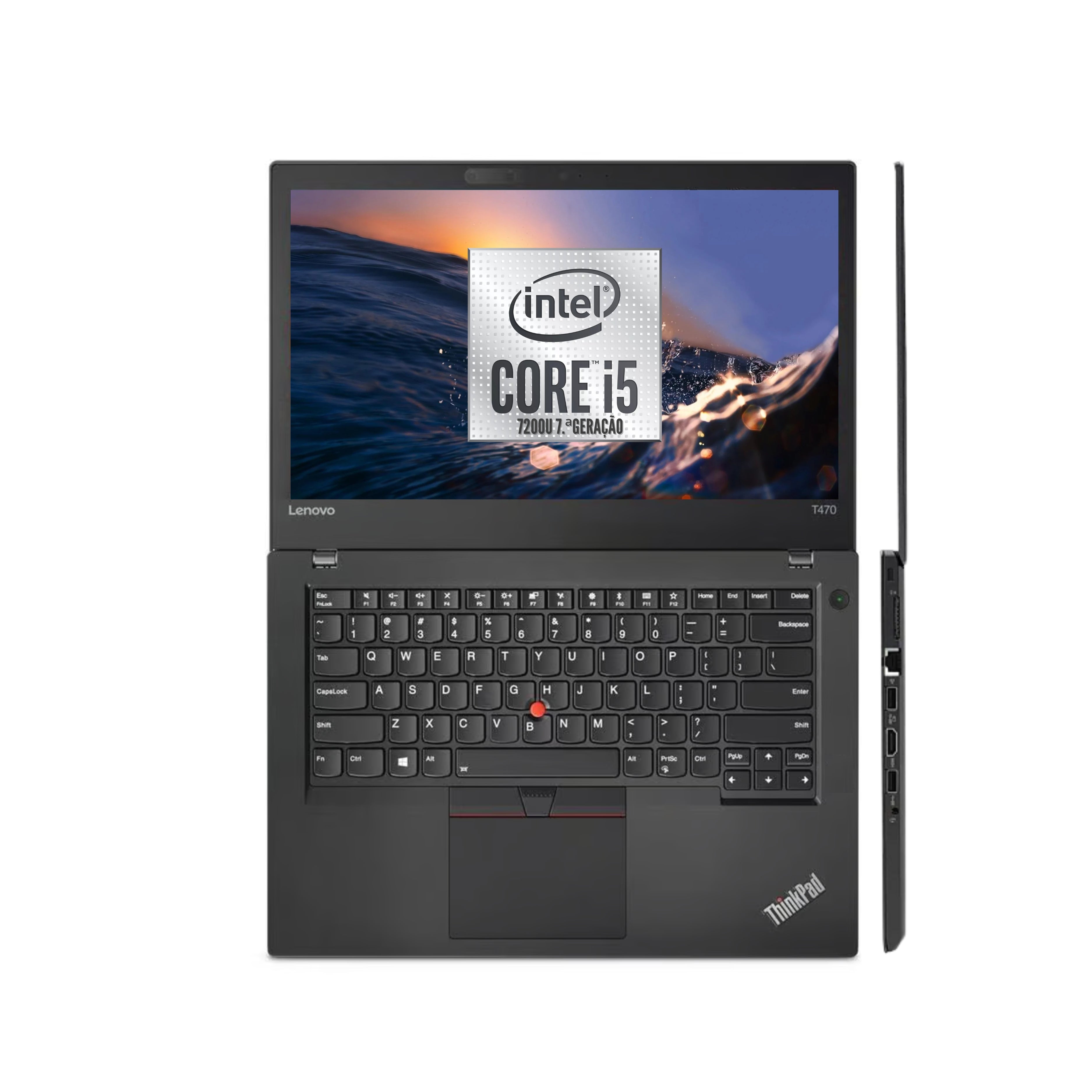 Lenovo ThinkPad T470 i5 (7300U) 8GB RAM 256GB SSD 14" FHD Windows 10 Pro (Outlet 733)