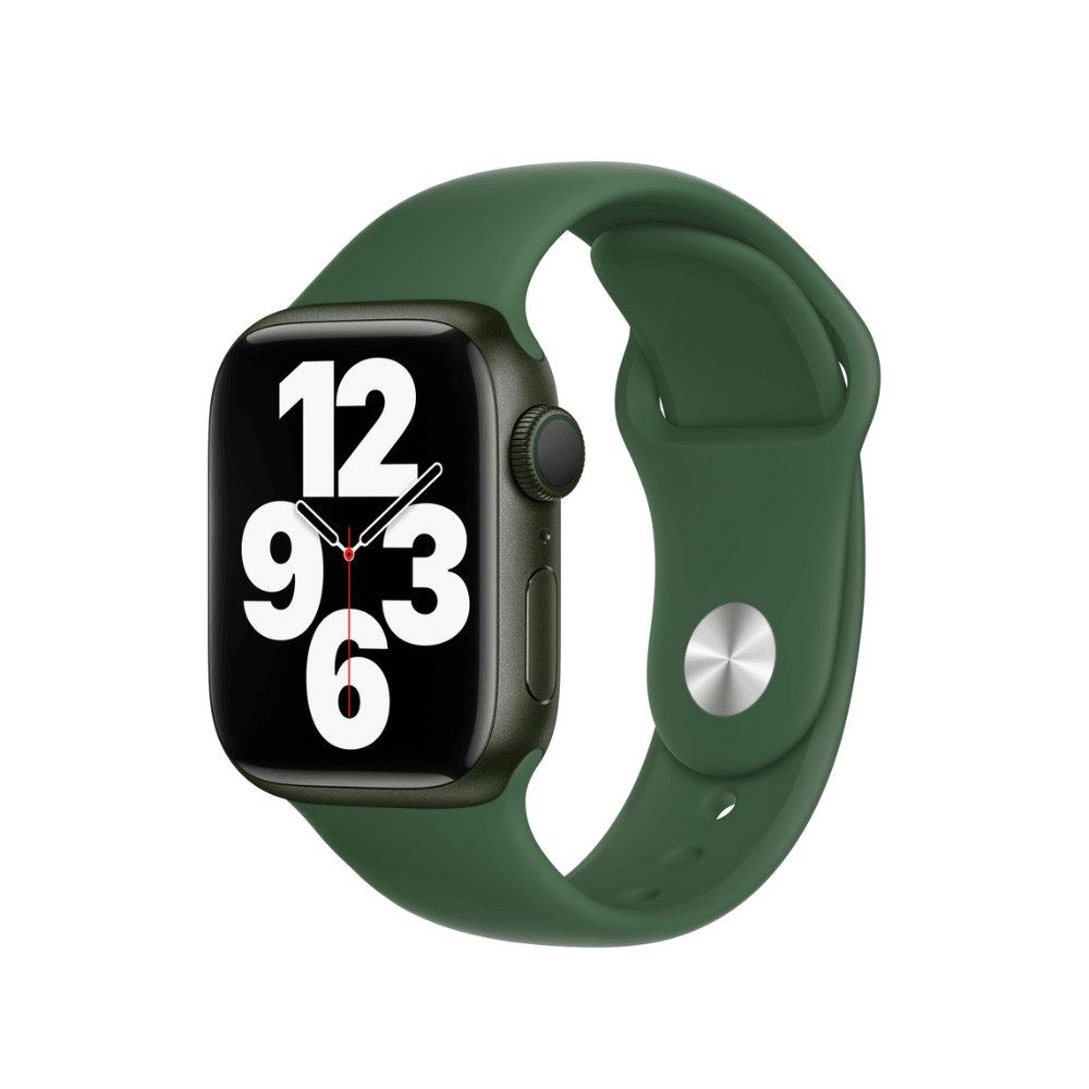 Apple Watch (Series 7) 2021 GPS + Cellulaire 45 - Aluminium Vert - Bracelet sport Vert