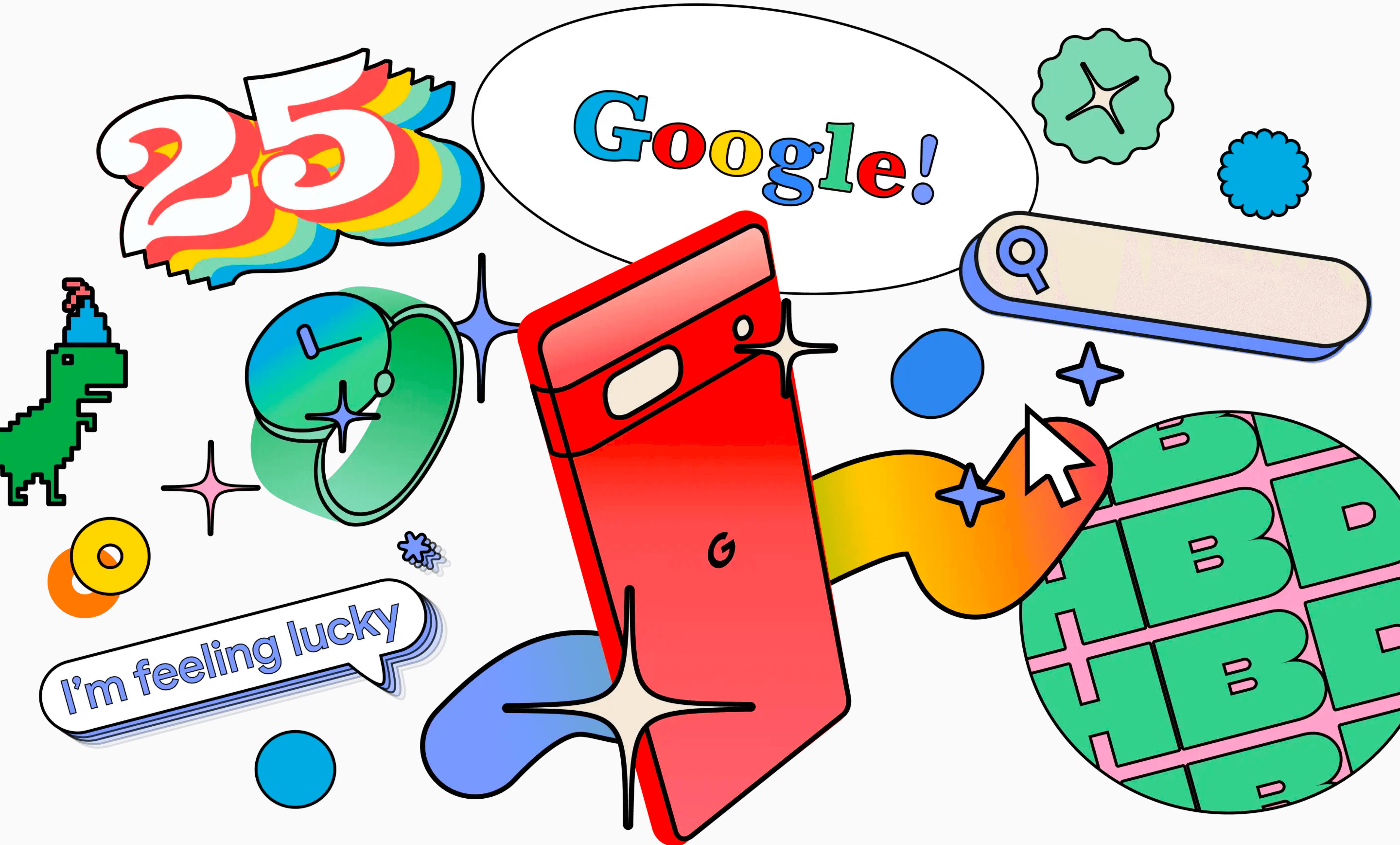 Os destaques dos 25 anos da Google