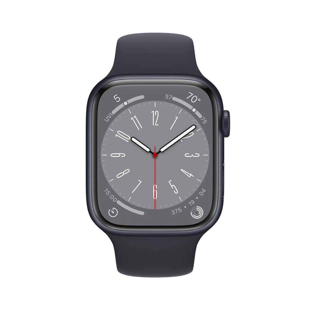 Apple Watch Series 8 (GPS, 45 mm) - Medianoche con correa deportiva Midnight
