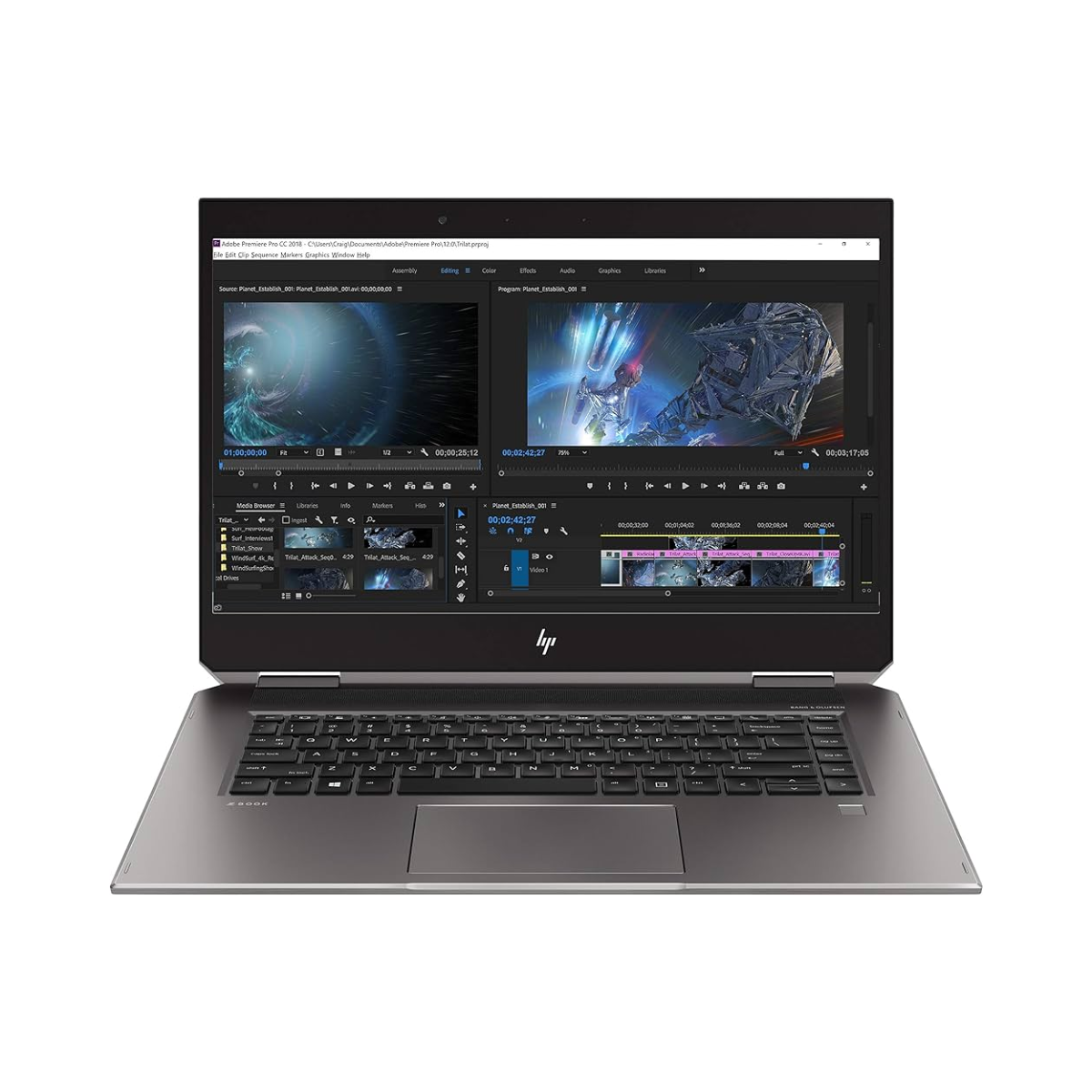 HP ZBook Studio X360 G5 i7 (8.ª generación) 16 GB RAM 512 GB SSD 15,6