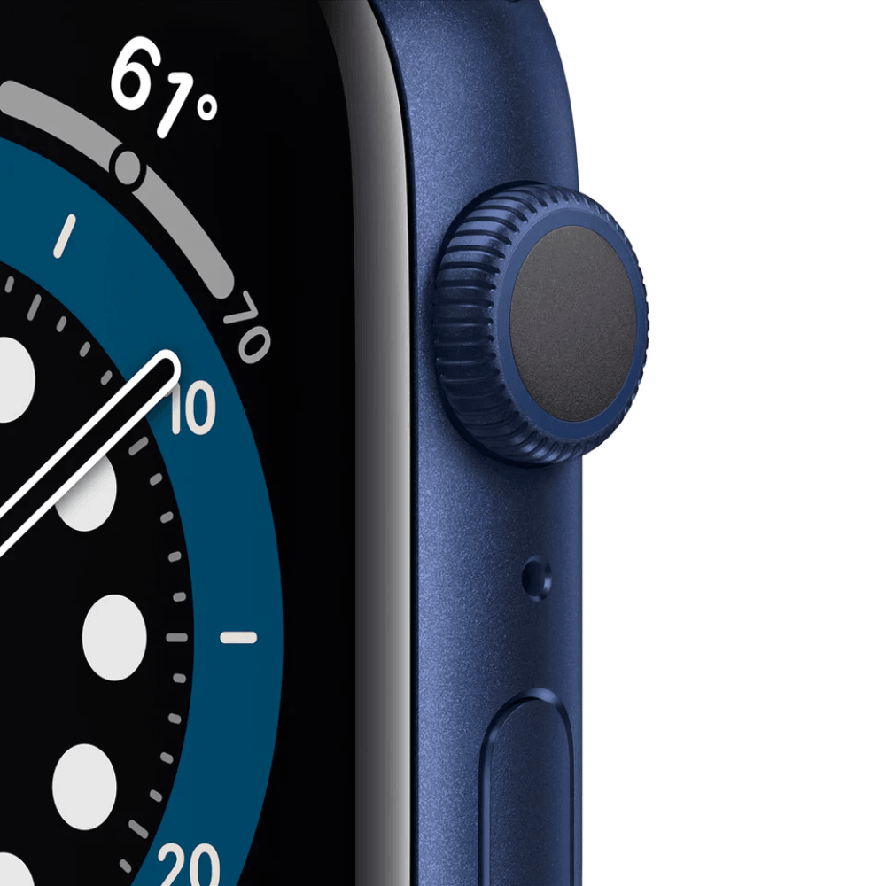 Apple Watch Series 6 (GPS, 44mm) - Azul com bracelete desportiva Azul Profundo