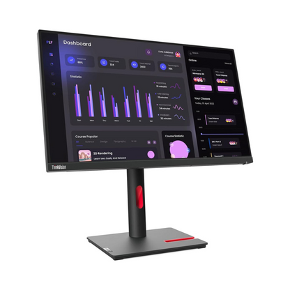 Lenovo ThinkVision T24i-30 IPS 16:9 Full HD ThinkVision 23.8" Monitor | VGA | HDMI  | DisplayPort