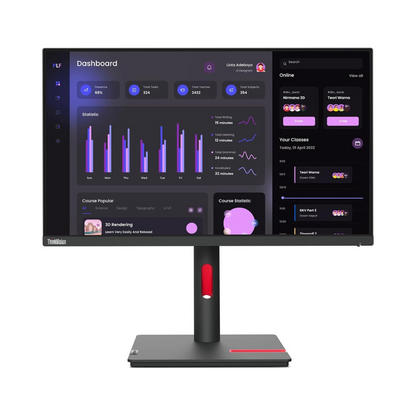 Lenovo ThinkVision T24i-30 IPS 16:9 Full HD ThinkVision 23.8" Monitor | VGA | HDMI  | DisplayPort