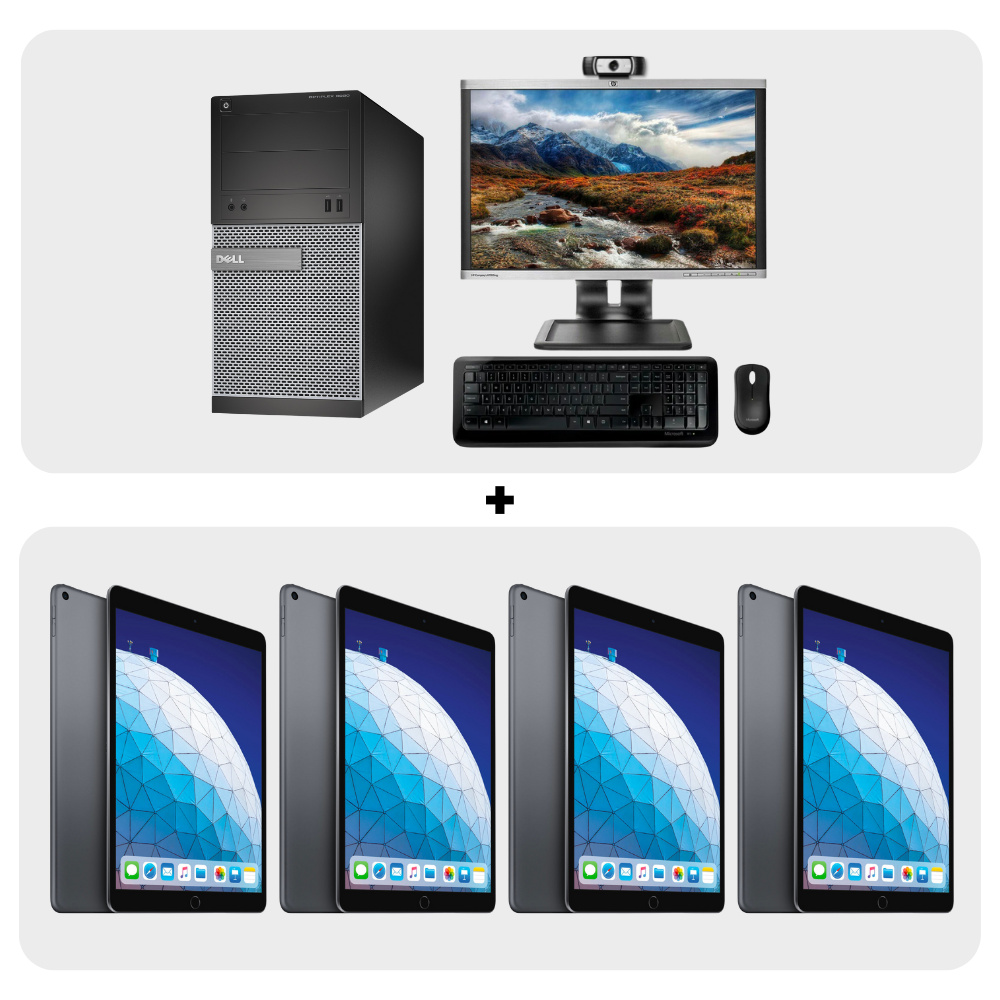 Pack Dell OptiPlex 3020 MT (1 uni) + iPad Air (4 uni)