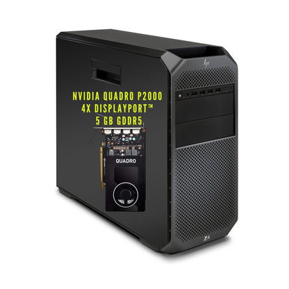 HP Z4 G4 Workstation Xeon® W-2125 32GB RAM 1000 GB SSD | Nvidia Quadro P2000 Windows 11 Pro