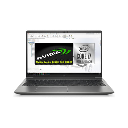 HP ZBook Power G7 i7 (10850H) 16GB RAM 512GB SSD 15.6'' FHD T2000 Windows 11 Pro