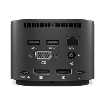 Estación de acoplamiento HP USB-C™ G2 Fuente de alimentación 120W | USB-C | USB-A | VGA | DisplayPort™ | Ethernet | Ethernet | Thunderbolt™ 3