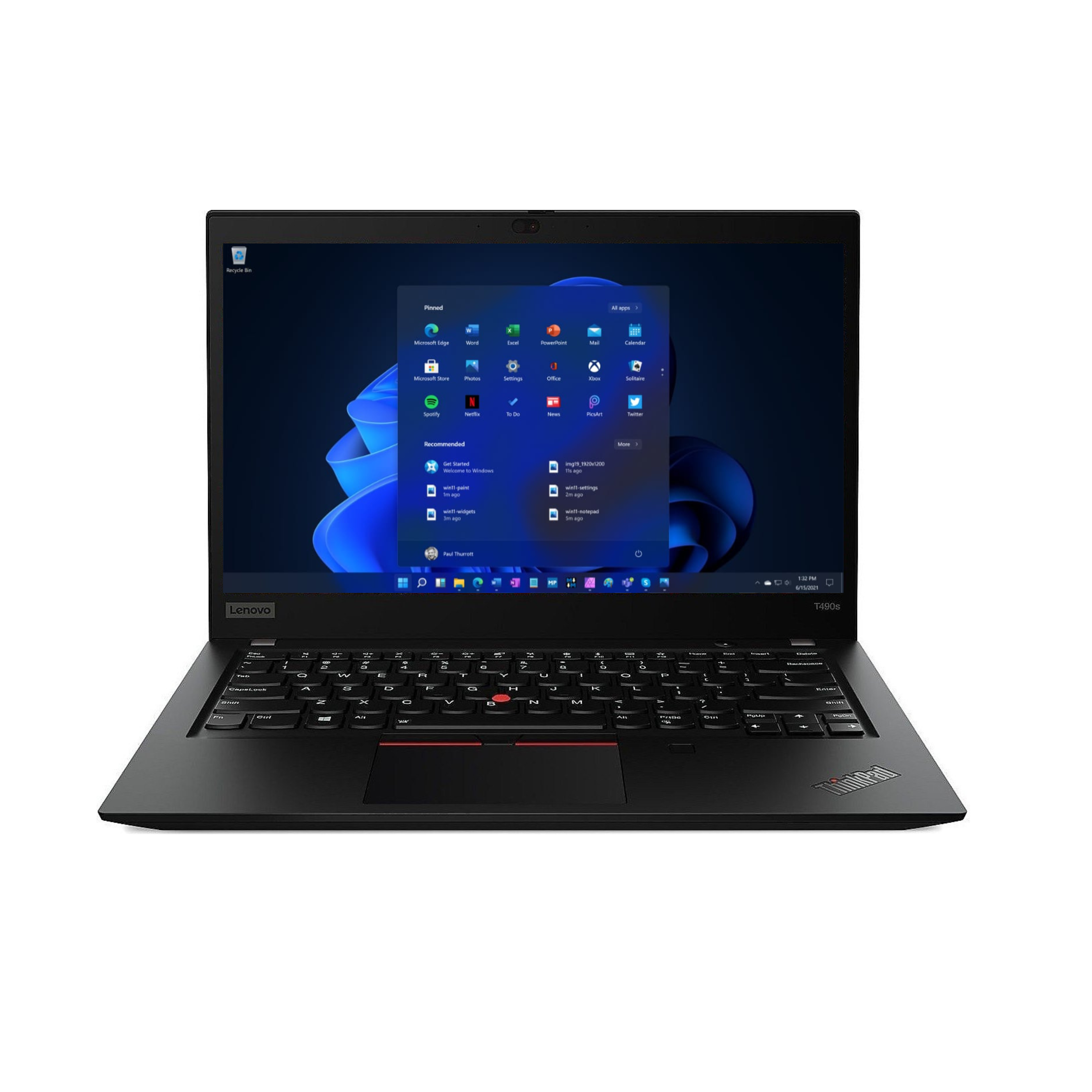 Lenovo ThinkPad T490s i5 (8365U) 16GB RAM 256GB SSD 14" FHD Touch Windows 11 Pro