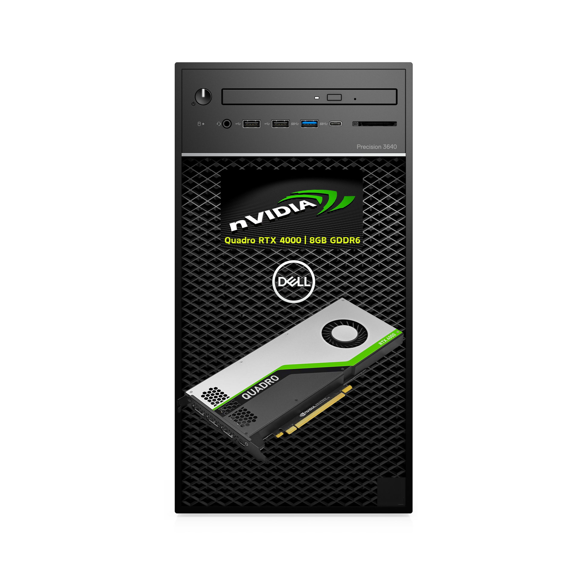 Dell Precision 3640 Tower i9 (10900) 16GB RAM 512GB SSD Nvidia RTX