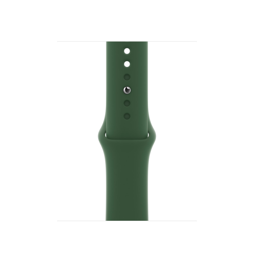 Apple Watch Series 7 (GPS, 41mm) - Verde com bracelete desportiva Trevo