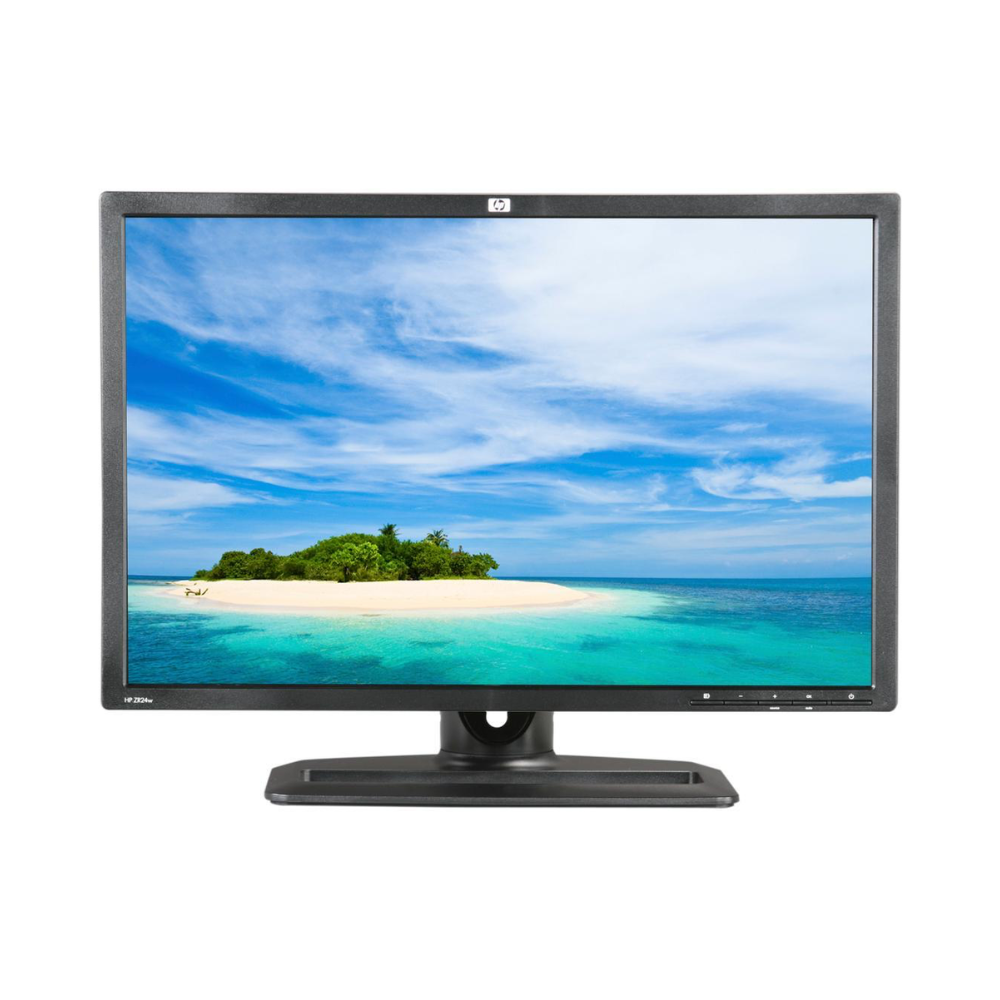Monitor HP ZR24W LCD 24" Preto | VGA | DVI-D | DisplayPort