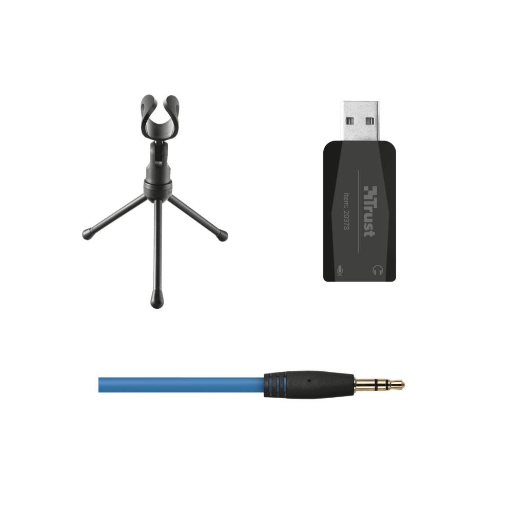Microfone Trust USB de Alto Desempenho