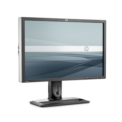 Monitor HP ZR24W LCD 24" Preto | VGA | DVI-D | DisplayPort