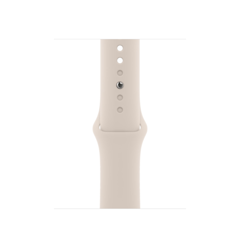Apple Watch Series 7 (GPS, 41mm) - Luz das Estrelas com bracelete desportiva Luz das Estrelas