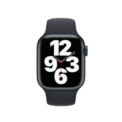 Apple Watch Series 7 (GPS, 41 mm) - Medianoche con correa deportiva Midnight